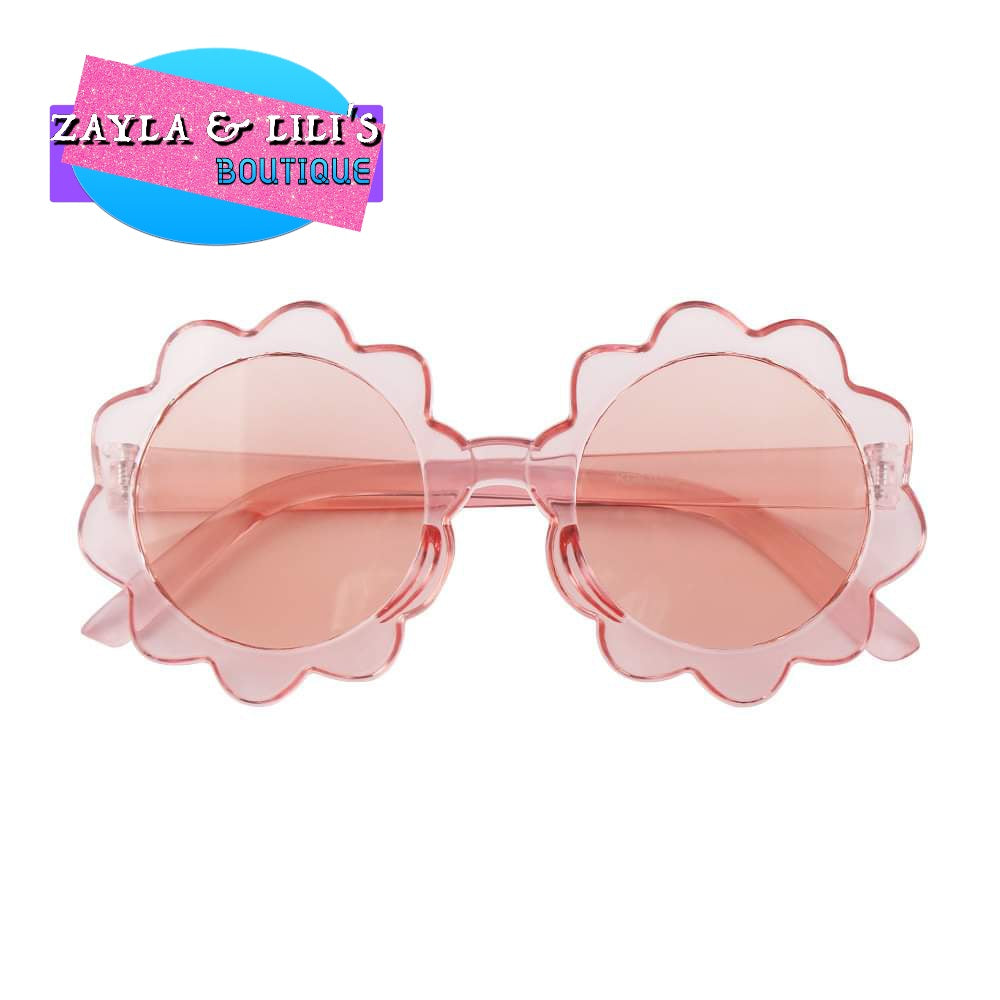 Little Girl Flower Sunglasses (pick a color)