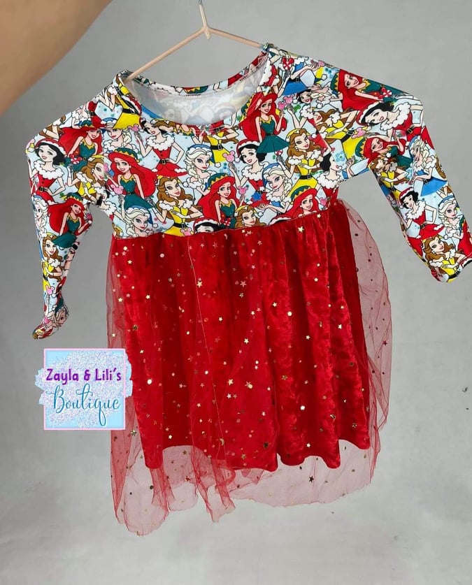 **** OUR CUSTOM DISNEY CHRISTMAS DRESS ****