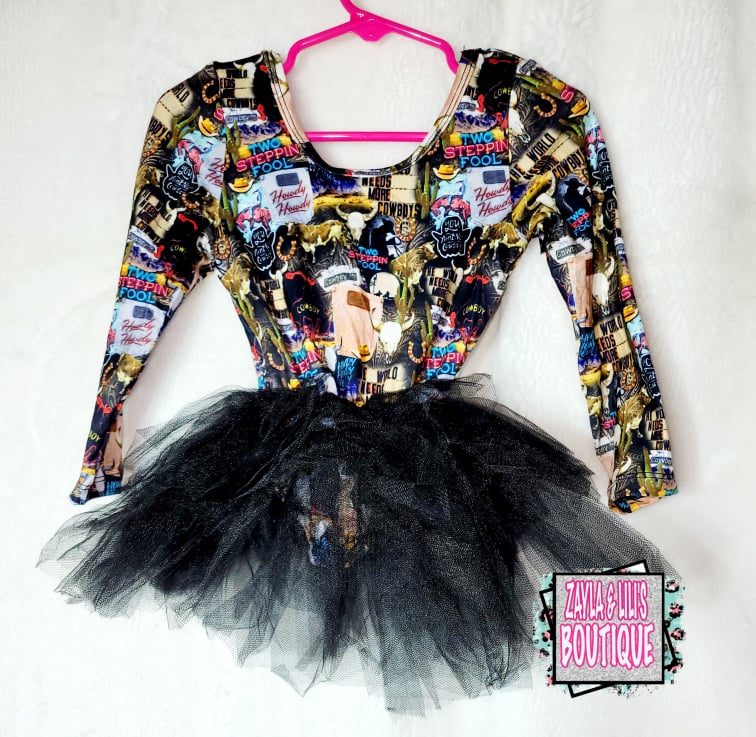 **** TWO STEPPIN TUTU DRESS ***