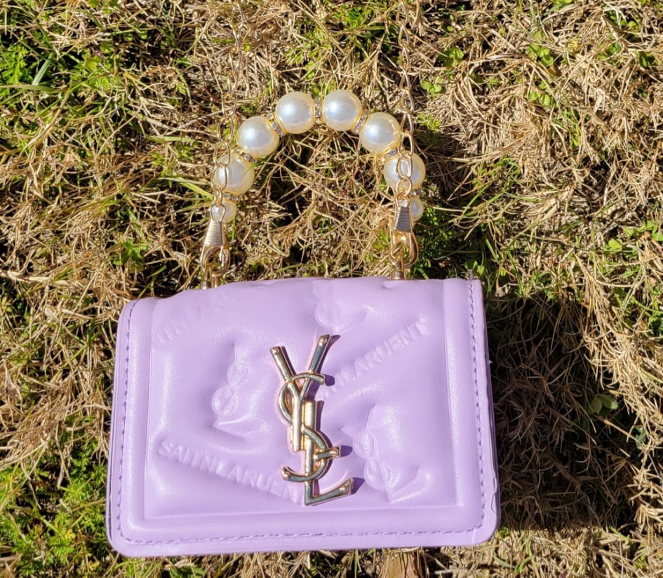 Purple Y fashion purse