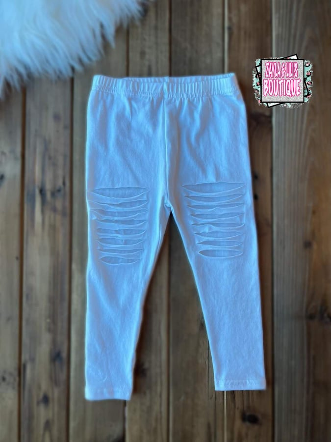 White leggings