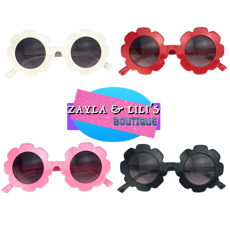 Flower Petal Sunglasses (pick a color)